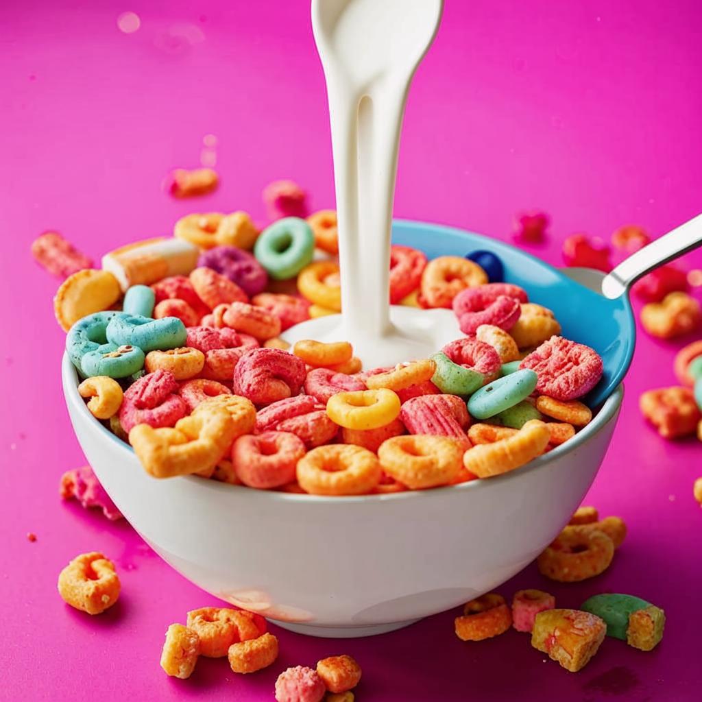 сухой завтрак с молоком