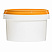 пластиковая банка jetb 280 (0,28 л) с оранжевой крышкой