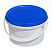 пластиковое ведро jet 25 (2,6 л) с синей крышкой