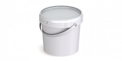 пластиковая банка с крышкой jetb 11 (1,1 л) пищевая (можно изготовить без ручки)