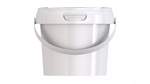 пластиковое ведро jetb 365 (0,365 л) круглое с крышкой