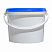 пластиковое ведро jet 34 (3,4 л) с синей крышкой