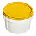 пластиковая банка jetb 280 (0,28 л) с желтой крышкой