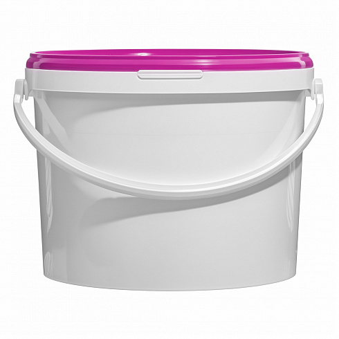 пластиковое ведро jet 110 (11,3 л) с фиолетовой крышкой