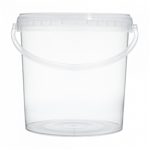 прозрачное ведро 10,8 л пластиковое