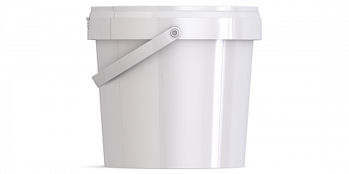 пластиковая банка с крышкой jetb 11 (1,1 л) пищевая (можно изготовить без ручки)