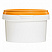 пластиковая банка jetb 280 (0,28 л) с оранжевой крышкой