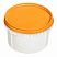 пластиковая банка jetb 478 (0.5 л) с оранжевой крышкой