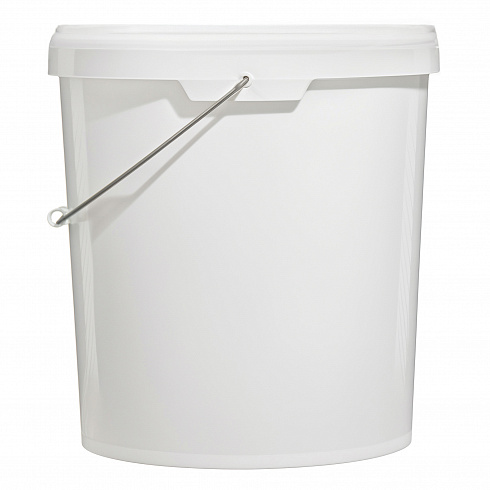 пластиковое ведро круглое jet 210 (21,3 л) с металлической ручкой