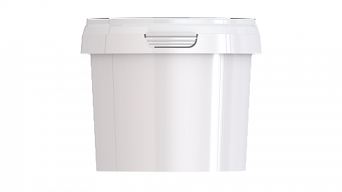 пластиковое ведро jetb 365 (0,365 л) круглое с крышкой